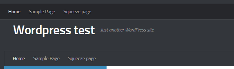 Wordpress test - Just another WordPress site (1)