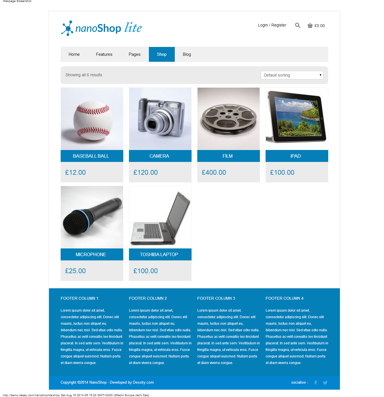Products   NanoShop Lite