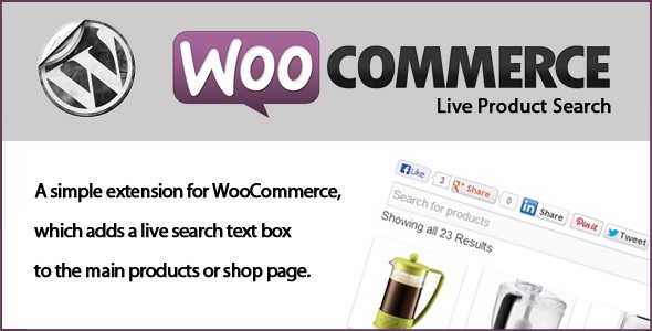 1.3. WooCommerce Live Product Search