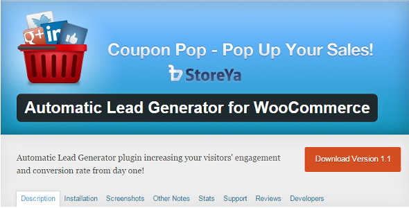 3.15. Coupon Pop - Automatic Lead Generator