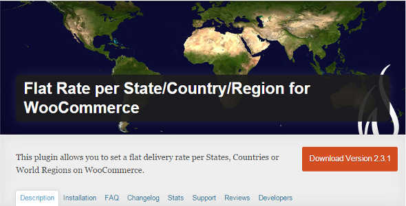 7.1. Flat Rate per State Country Region for WooCommerce