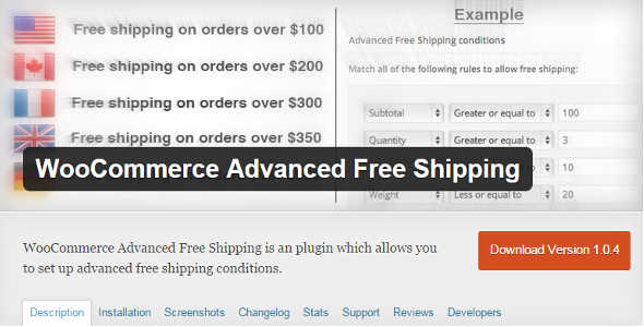 7.11. WooCommerce Advanced Free Shipping