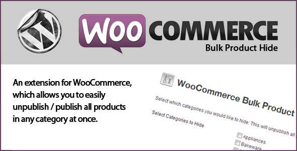 9.4. WooCommerce Bulk Product Hide