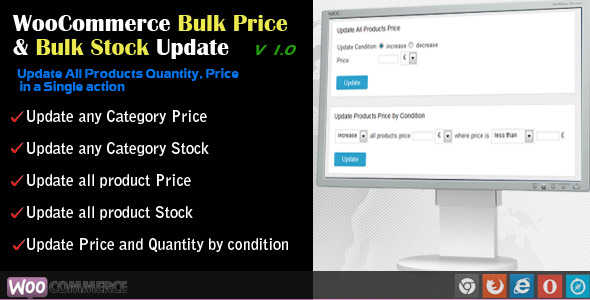 9.5. WooCommerce Bulk Price and Stock Quantity Update