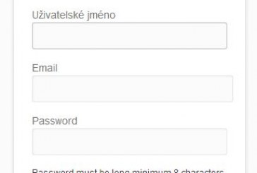 Jak přidat pole pro heslo do registračního formuláře bez použití pluginu