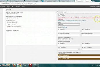 Jednoduchý kontaktní formulář ve WordPress video návod