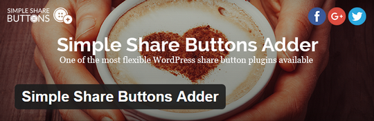 Simple Share Buttons Adder WordPress plugin